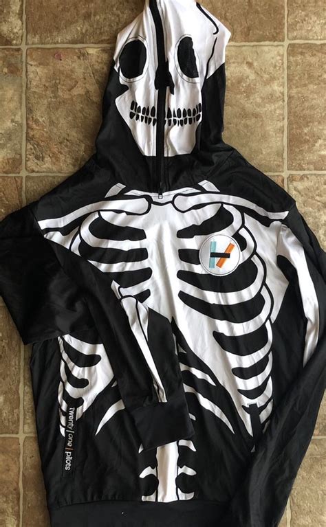 twenty one pilots skeleton hoodie